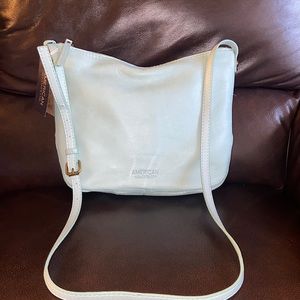 American leather crossbody purse